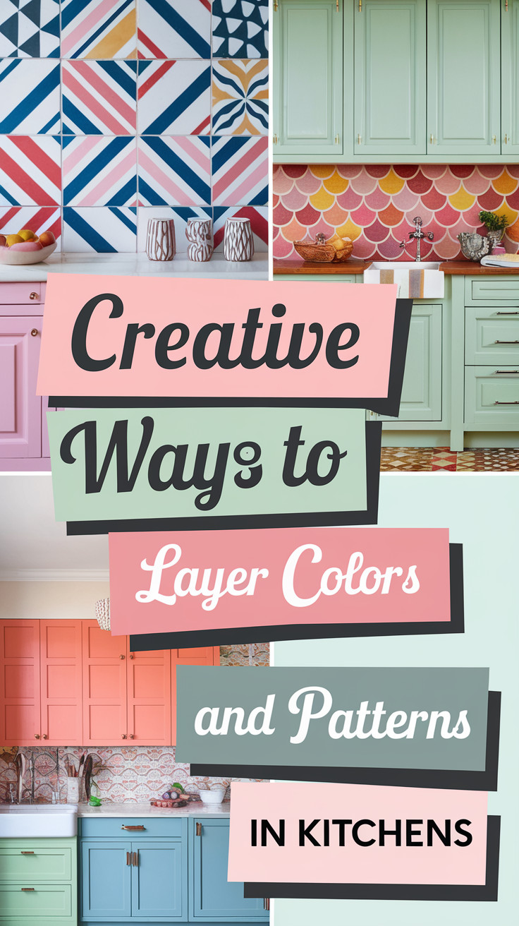 Creative Ways to Layer Colors and Patterns in Kitchens