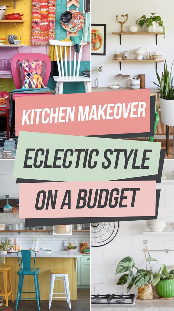 budget friendly eclectic kitchen makeover
