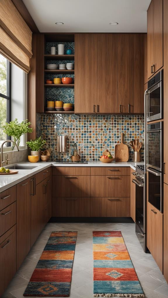 choose textures and materials