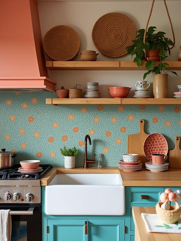 combine patterns and textures