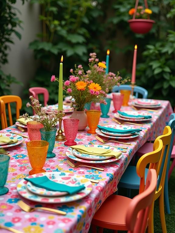 combining designs and hues