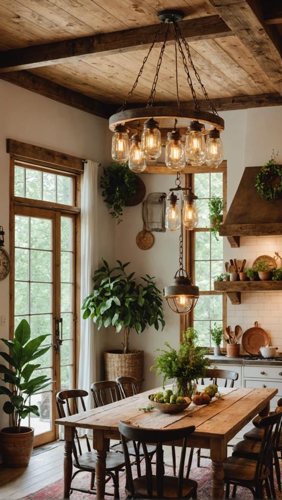 cozy rustic lighting decor