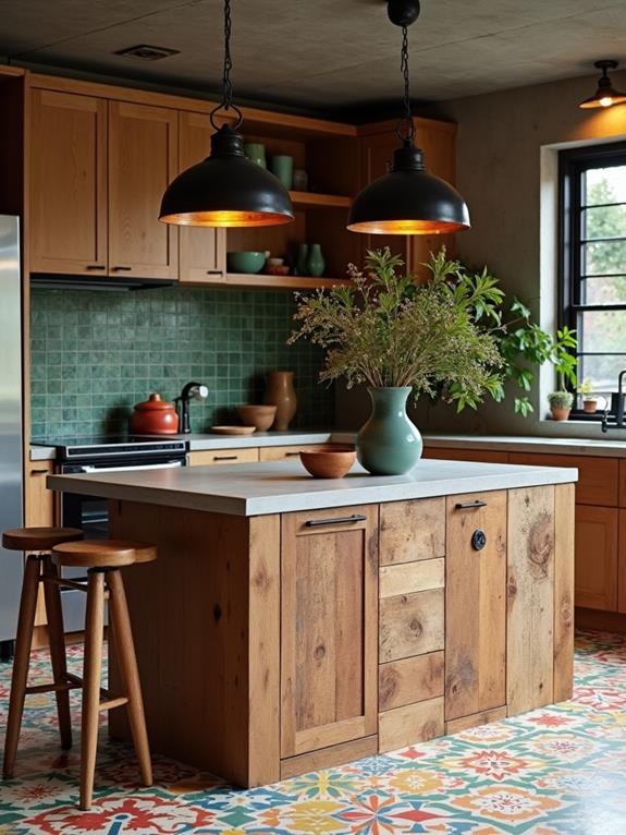 distinctive fabrics and surfaces