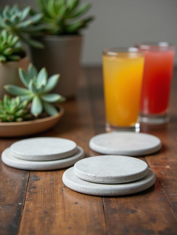 durable concrete drink holders