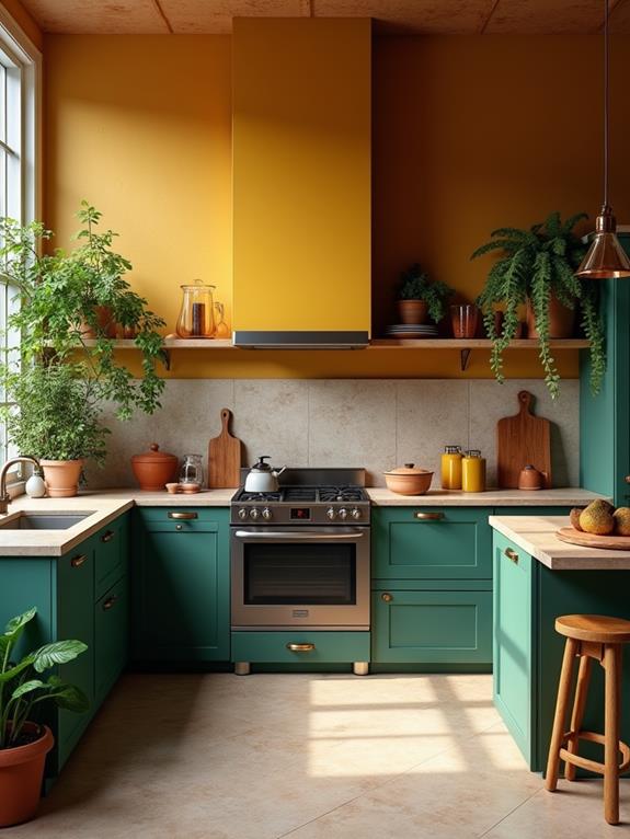 earthy tones enhanced creatively