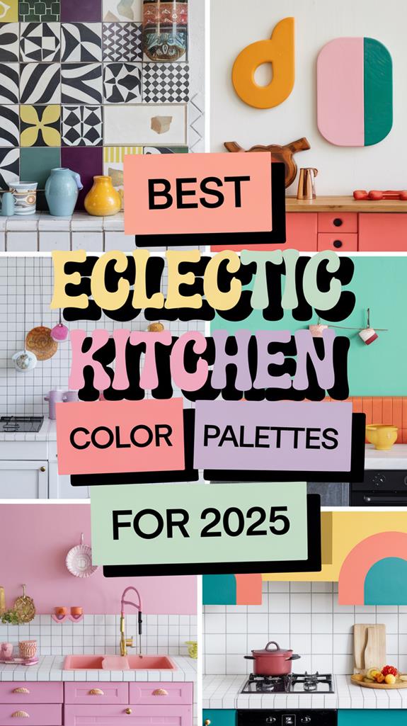 5 Best Eclectic Kitchen Color Palettes for 2025