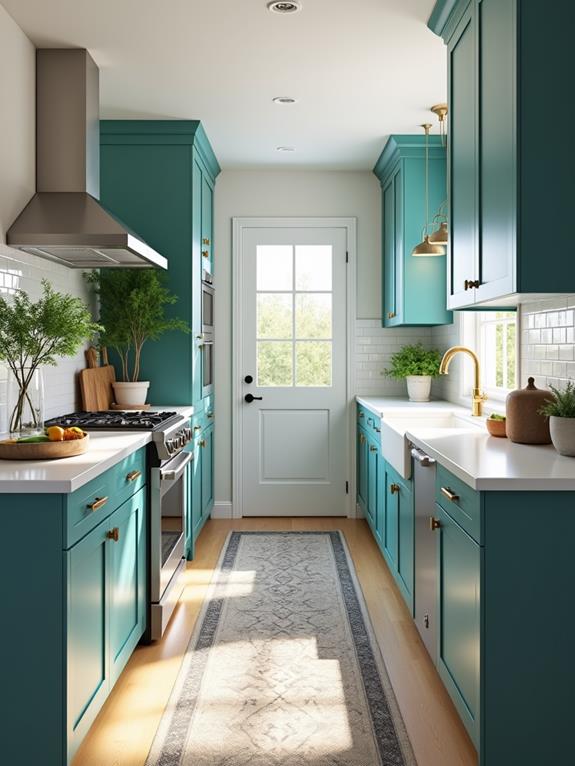 efficient galley kitchen design