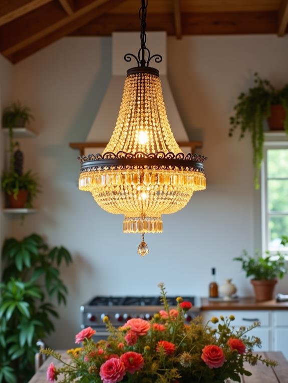 elegant antique lighting fixture