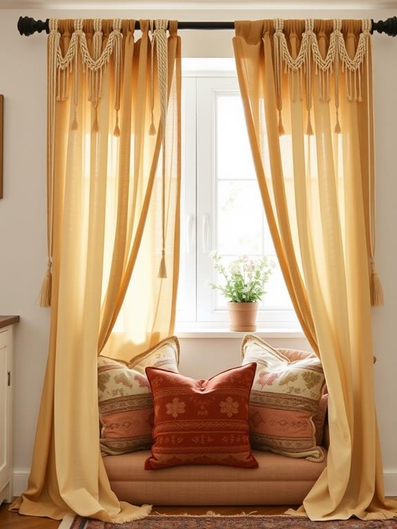 elegant bohemian window coverings