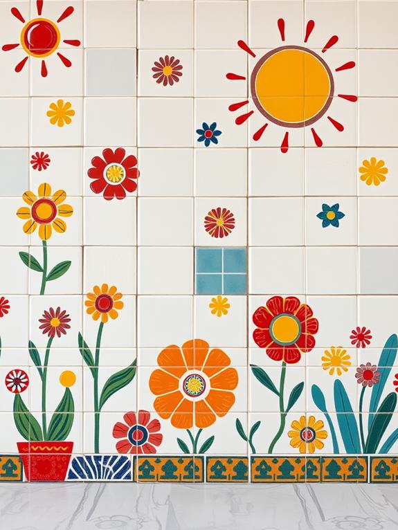 handcrafted ceramic wall art