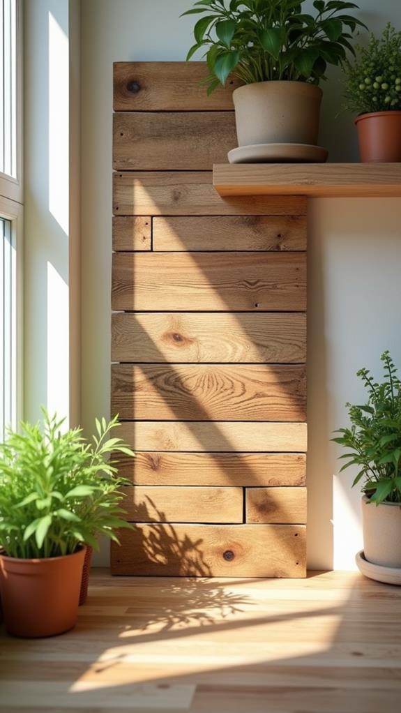 natural timber flooring material