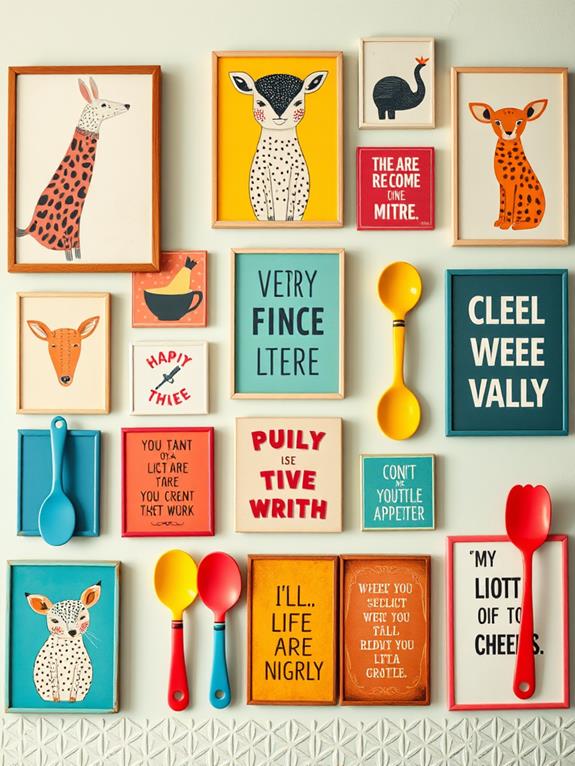 playful decorative wall art