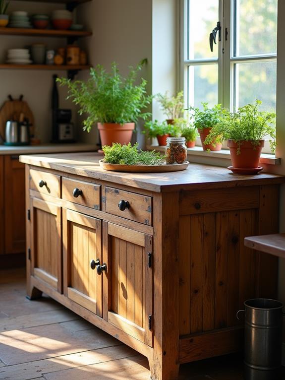 reclaimed wood vintage charm