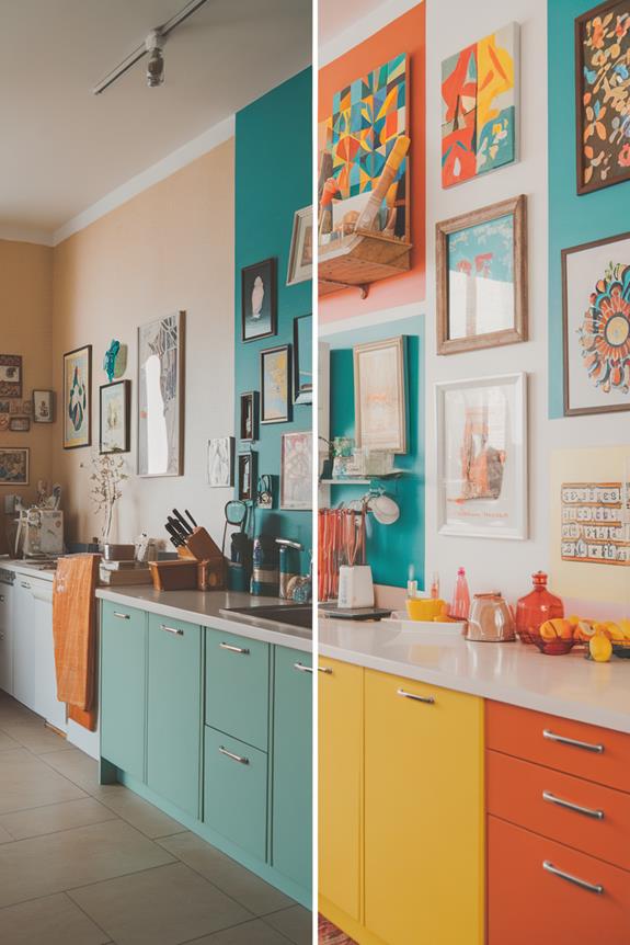 remodeling project before after