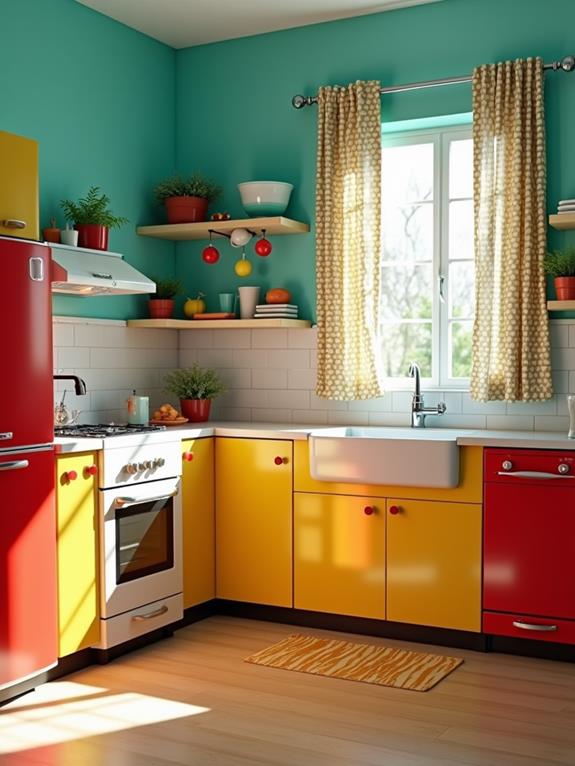 retro kitchen modernization project