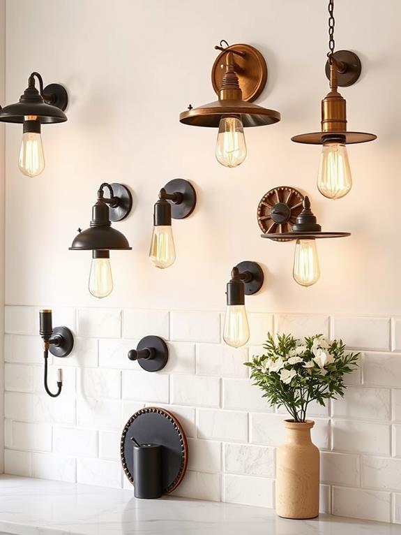 rugged industrial wall lighting