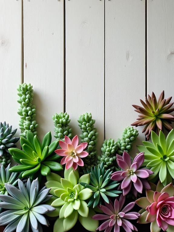 select appropriate succulent varieties