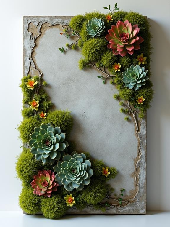 textured concrete wall decor