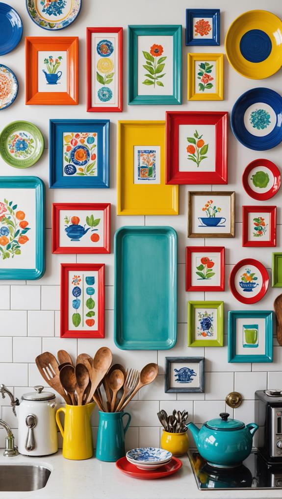 thrifted finds gallery wall