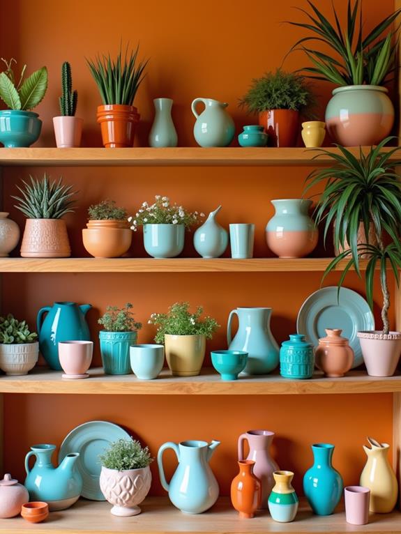 unique finds on shelves