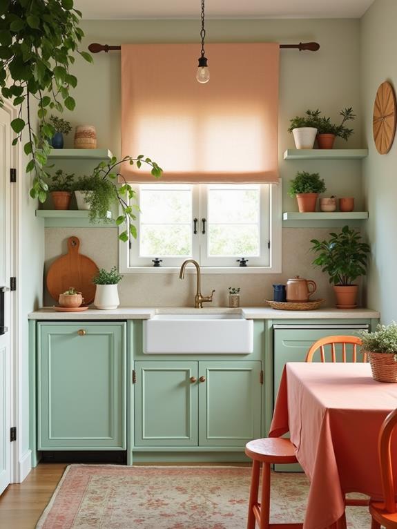 vibrant colors soft shades