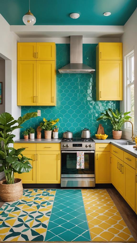 vibrant colors transform space