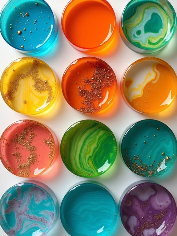 vibrant epoxy resin choices