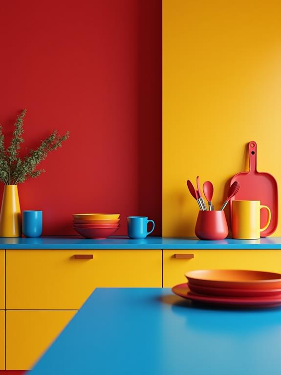 vibrant eye catching hues
