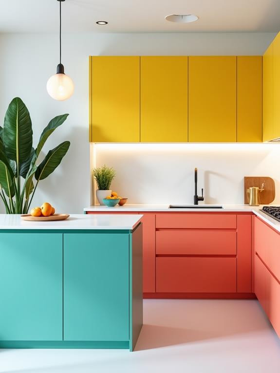 vibrant furniture makeovers