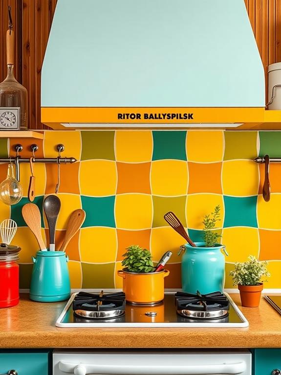 vintage style kitchen accents