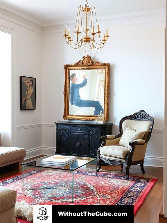 blend contemporary and retro