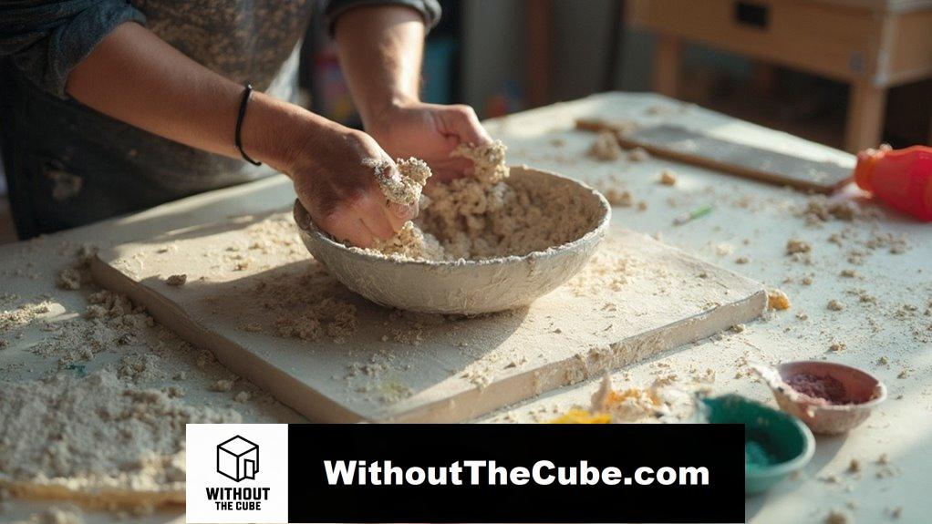 blending cement and aggregates