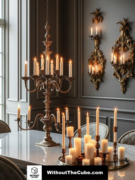 candles enhance home decor
