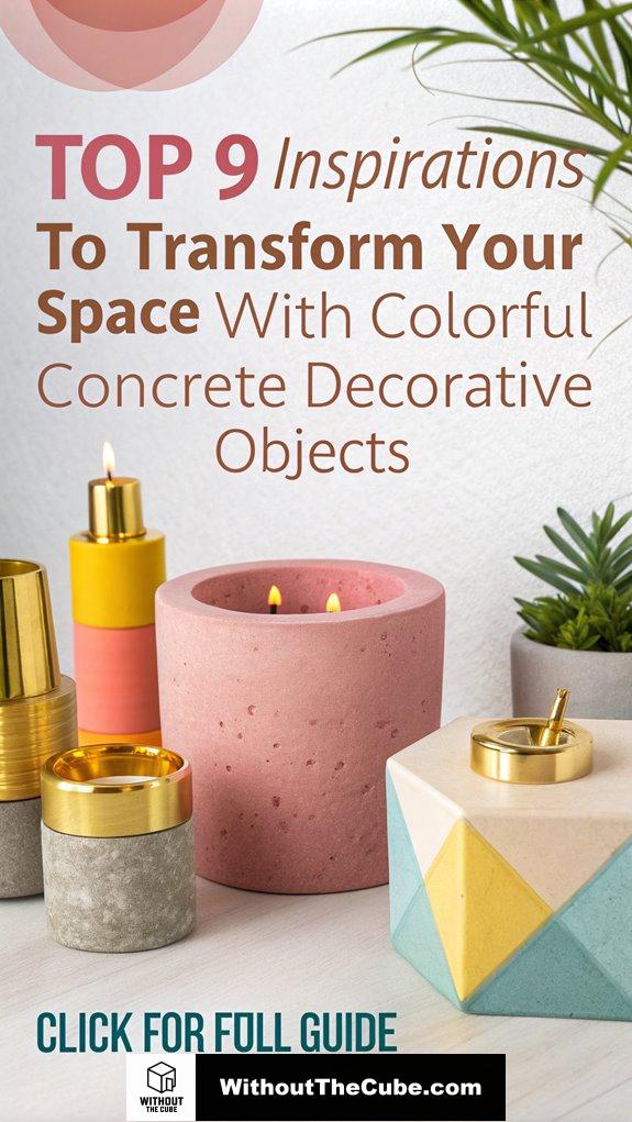 colorful concrete decorative inspirations