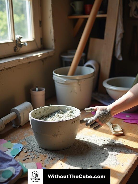 creating distinctive concrete planters