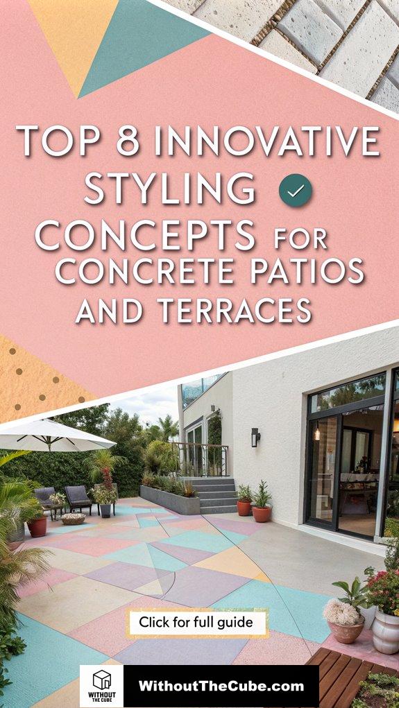 Top 8 Innovative Styling Concepts for Concrete Patios and Terraces