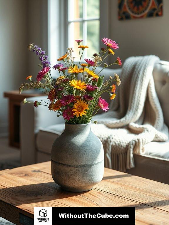 creative concrete vase ideas