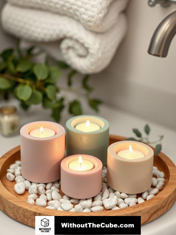 decorative candle displays