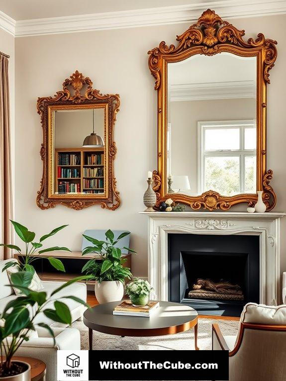 decorative mirrors and frames