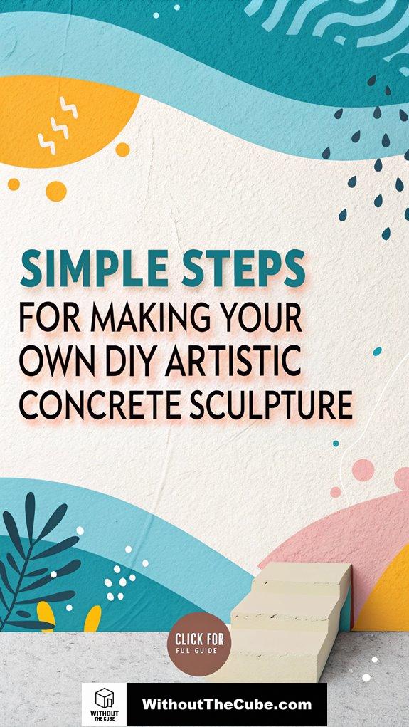 diy artistic concrete sculpture