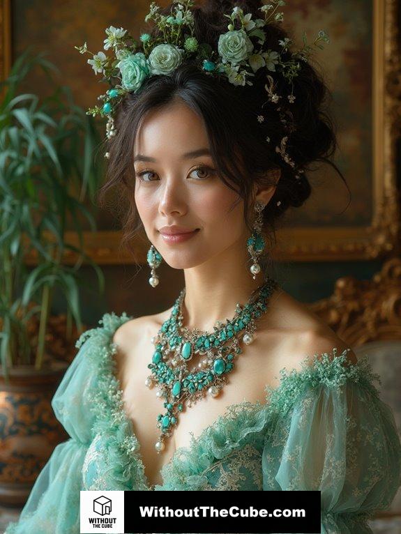 elegant adornments and accoutrements