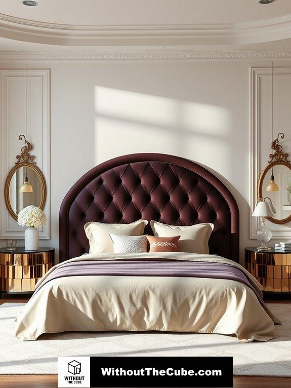 elegant arched bed designs