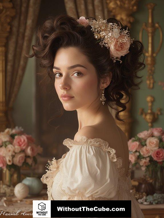 elegant rococo hair trends