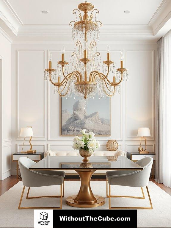 elegant rococo lighting designs