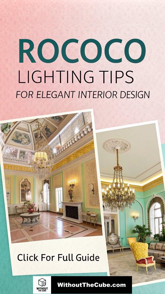 elegant rococo lighting ideas