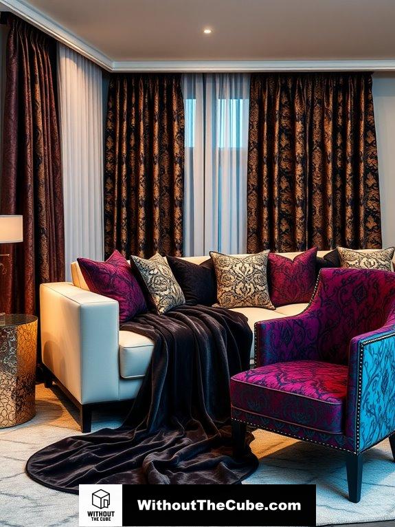 embrace luxurious fabric patterns