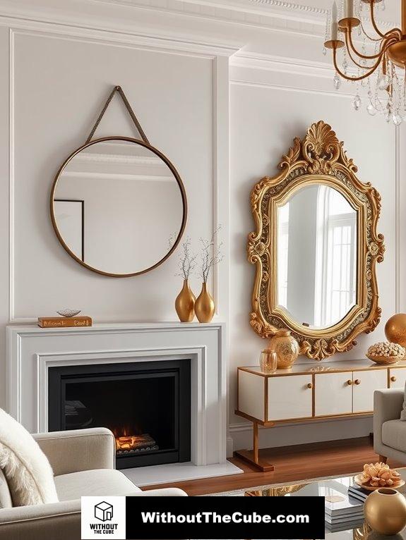 enhance room with mirrors