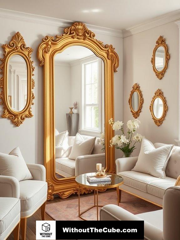 enhance spaces with mirrors