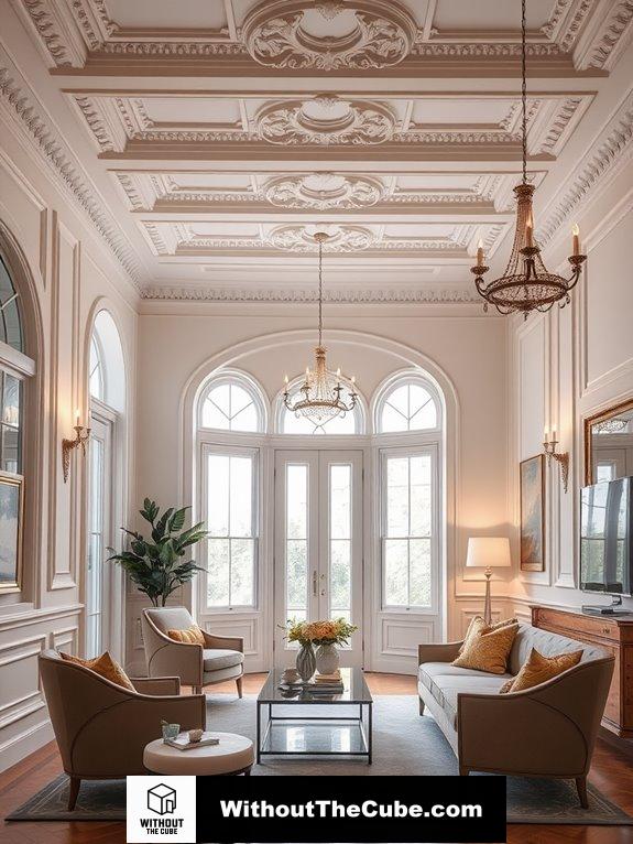 enhance with decorative moldings