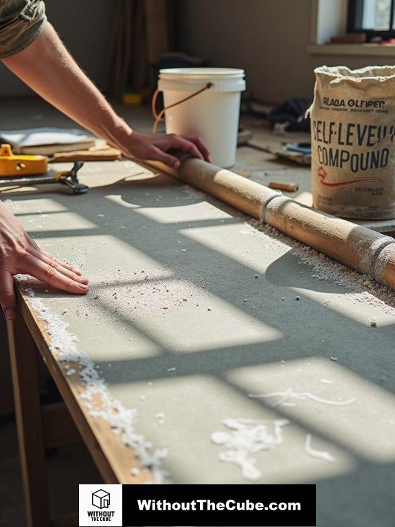 even and flat terrain